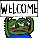 Welcomepepe emoji