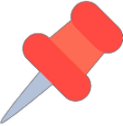 red_pin emoji