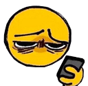 tired emoji