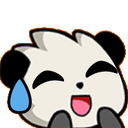Panda_SweatSmile emoji