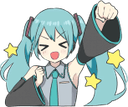 miku_yay emoji