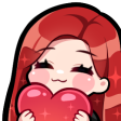 Red_hair_brown_eyes_light_love_1 emoji