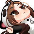 PandaGirlTired emoji