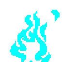 Ek_Cyan_Fire emoji