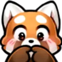 redpandablush emoji