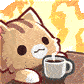 NekoCatThisIsFineAnimated emoji