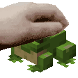 Minecraft_animated_frog emoji