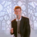 Rick roll Discord Server Logo