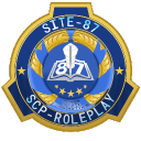 Site-87 " INDEF-HIATUS " Discord Server Logo