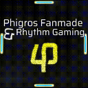 Phigros and Rhythm Gaming Discord Server Logo