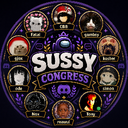 Sussy Congress Discord Server Logo