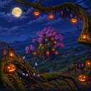 𝔉𝔬𝔯𝔢𝔰𝔱 🎃 Discord Server Logo