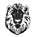 ༺ 𝔹𝐋𝐀𝐂𝐊 𝕃𝐈𝐎𝐍'𝐒 ༻ Discord Server Logo