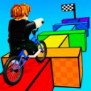 Obby But You're On a Bike — Basket Ent. Discord Server Logo