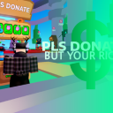 Pls Donate But Your Rich Discord Server Logo