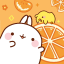 ♡﹒ʚ  molang 👅 emojis , social , giveaways , active Discord Server Logo