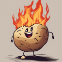 Burning potato server Discord Server Logo