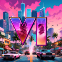 Vice City Vibes Discord Server Logo