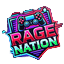 R A G E      N A T I O N Discord Server Logo