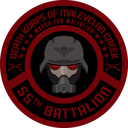 The Death Korps of Malevelon Creek (55th Hell Battalion) Discord Server Logo