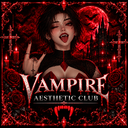 Vampire Aesthetic Club +18 Discord Server Logo