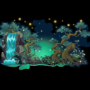 ☾⋆⁺₊🌲 𝕿𝖍𝖊 𝕰𝖓𝖈𝖍𝖆𝖓𝖙𝖊𝖉 𝕱𝖔𝖗𝖊𝖘𝖙 🌲₊⁺⋆☽ Discord Server Logo