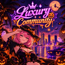 👑 𝓛𝓾𝔁𝓾𝓻𝔂 𝓒𝓸𝓶𝓶𝓾𝓷𝓲𝓽𝔂 ✦ 💎 Discord Server Logo