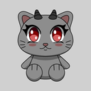 Demon Cat Artists Discord Server Logo