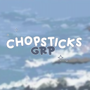 🎐    ⊹    /chopsticks #newserver Discord Server Logo