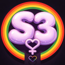Sapphic Social Society Discord Server Logo
