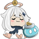 Paimon's Food Fund Discord Server Logo