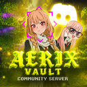 𝑨𝒆𝒓𝒊𝒙 𝑽𝒂𝒖𝒍𝒕 𝑪𝒐𝒎𝒎𝒖𝒏𝒊𝒕𝒚 𝑺𝒆𝒓𝒗𝒆𝒓 Discord Server Logo