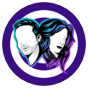 Blue and Queenie's Town Discord Server Logo