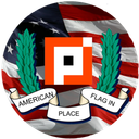 American Flag in Place Discord Server Logo