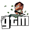 Grand Theft Minecart Discord Server Logo