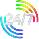 24/7 MUSIC BOT PLAZA Discord Server Logo