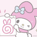 🌸（✿ᴗˬᴗ） Pocky Time Academy ✧  Social  &  Sanrio Discord Server Logo