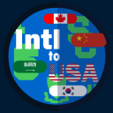 Intl to USA Discord Server Logo