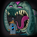 The Super Secret Sam & Max Club Discord Server Logo