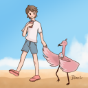 Flamingo community Discord Server Logo