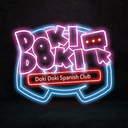 Doki Doki Spanish Club! Discord Server Logo