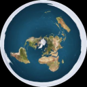 The Flat Earth Discord Server Logo