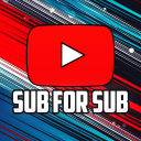 SUB FOR SUB Discord Server Logo