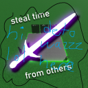 steal time from others & be the best Discord Server Logo