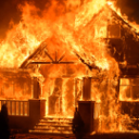 Burning Down Discord Server Logo