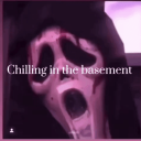Chilling in the basement Discord Server Logo