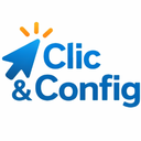 Clic & Config PC Discord Server Logo