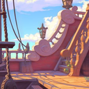 Captain Selene's Pirate Ship Discord Server Logo