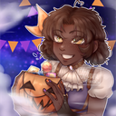 🎃  lullaby ！Art ✦ Emotes ✦ Giveaways ✦ ROBLOX ✦ Social ✦ Diaries ✦ Royale High Discord Server Logo