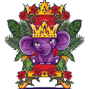 Lucky Elephant Club 🐘 Discord Server Logo